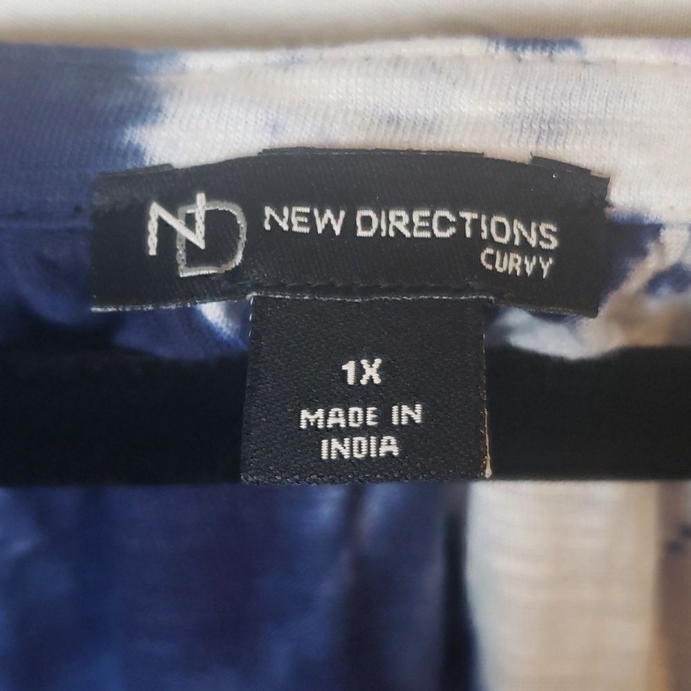 💜NWT New Directions Curvey 1x Blouse‎ - Picture 3 of 7